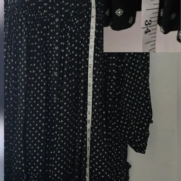 FREE PEOPLE Full Swing Mini Dress/Tunic w/Removable Slip - Picture 6 of 11